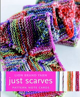 Book cover for Lion Brand Just Scarves Pattern Cards