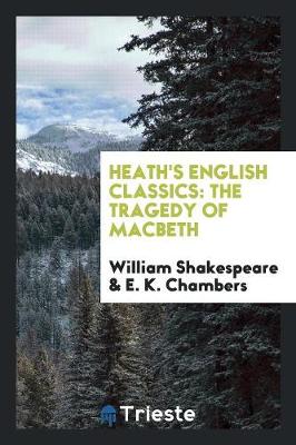 Book cover for Heath's English Classics