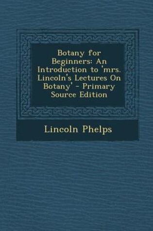 Cover of Botany for Beginners