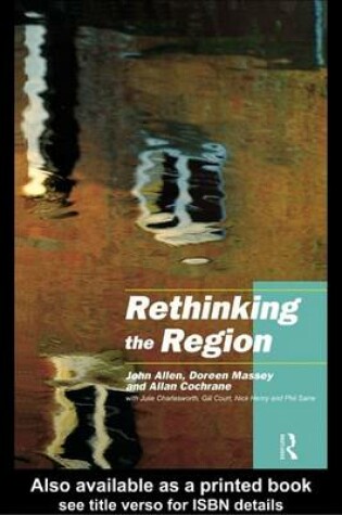 Cover of Rethinking the Region