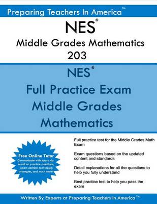 Book cover for NES Middle Grades Mathematics 203