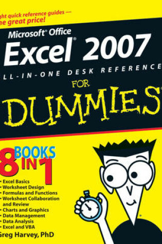 Cover of Excel 2007 All–In–One Desk Reference For Dummies