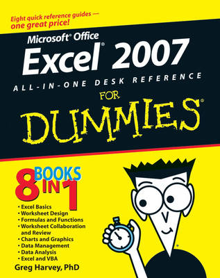 Book cover for Excel 2007 All–In–One Desk Reference For Dummies