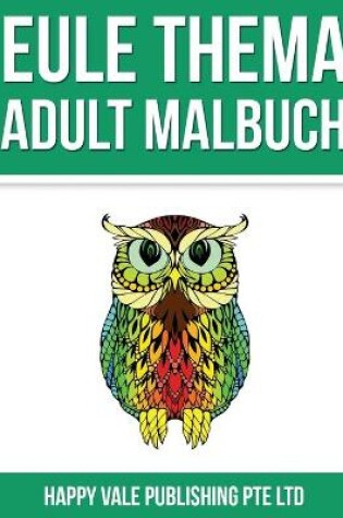 Cover of Eule Thema Adult Malbuch