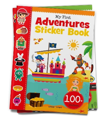 Book cover for My First Adventures Sticker Book