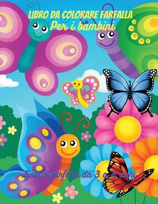 Book cover for Libro da colorare di farfalle per bambini