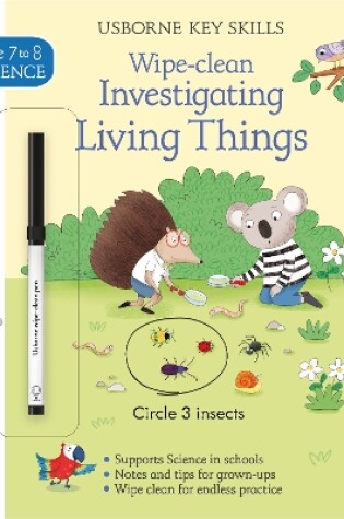 Cover of Wipe-Clean Investigating Living Things 7-8