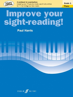 Book cover for Improve your sight-reading! Trinity Edition Piano Grade 1