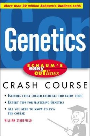 Cover of Schaum's Easy Outline of Genetics