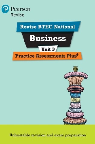 Cover of Pearson REVISE BTEC National Business Practice Plus U3 - for 2025 exams