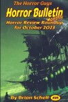 Book cover for Horror Bulletin Monthly October 2023