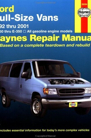 Cover of Ford Full-size Vans Automotive Repair Manual