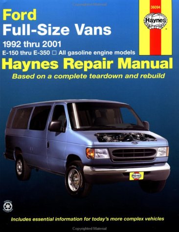 Book cover for Ford Full-size Vans Automotive Repair Manual