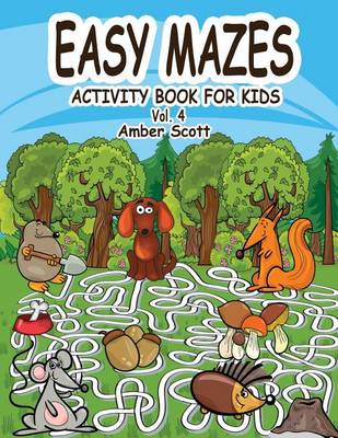 Book cover for Eazy Mazes Activity Book For Kids - Vol. 4