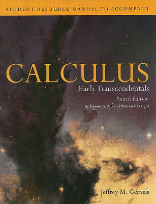 Book cover for Student Resource Manual to Accompany Calculus: Early Transcedentals