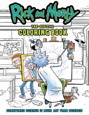 Book cover for Rick and Morty: The Official Coloring Book