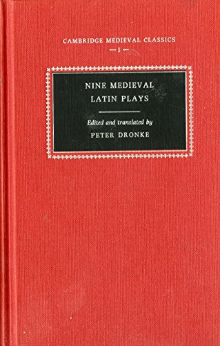 Cover of Nine Medieval Latin Plays