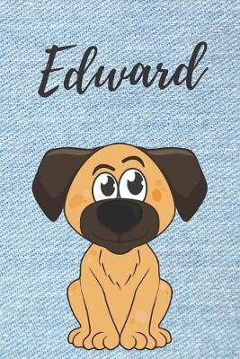 Book cover for personalisiertes Notizbuch Hunde / Malbuch / Tagebuch / Journal / DIN A5 / Geschenk Edward