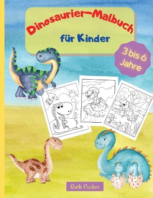 Book cover for Dinosaurier-Malbuch für Kinder