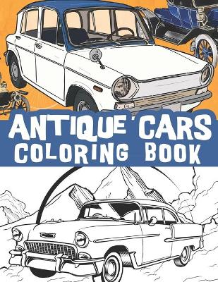 Cover of Antique cars coloring book