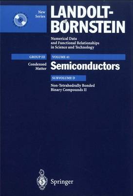 Book cover for Non-Tetrahedrally Bonded Binary Compounds II