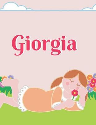 Book cover for Giorgia Personalized Sketchbook Journal Notebook