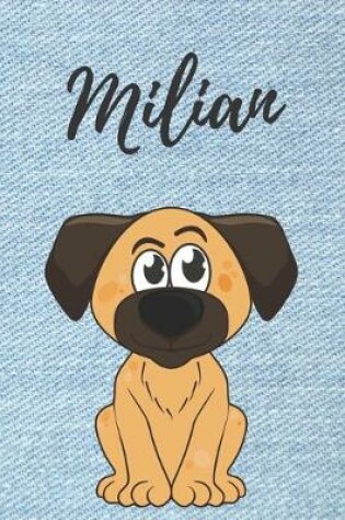 Cover of Milian Hund-Malbuch / Notizbuch Tagebuch