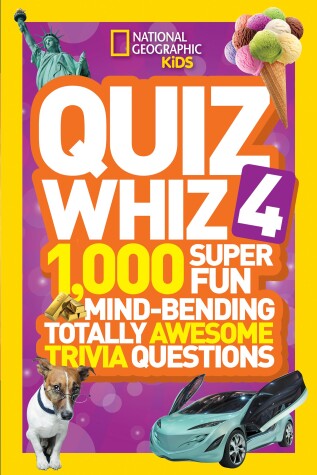 Book cover for National Geographic Kids Quiz Whiz 4