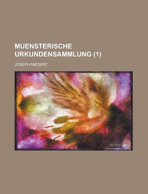 Book cover for Muensterische Urkundensammlung (1 )