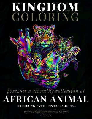 Book cover for A Collection of African Animal Coloring Patterns for Adults