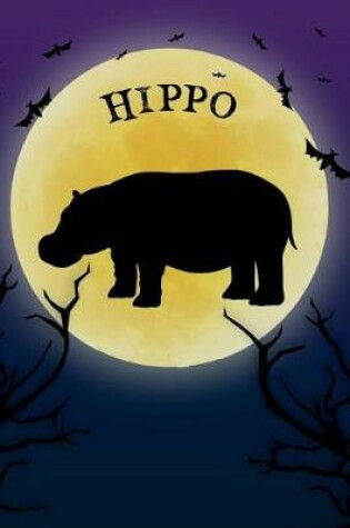 Cover of Hippo Notebook Halloween Journal