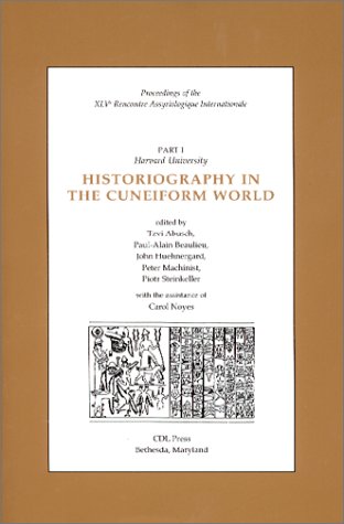 Book cover for Historiography in the Cuneiform World