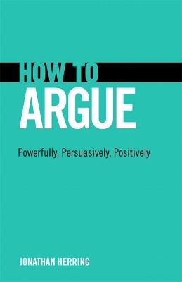 Book cover for How to Argue