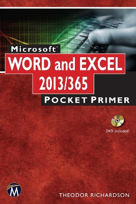 Book cover for Microsoft Word and Excel 2013/365