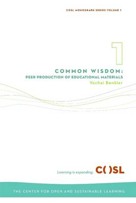 Book cover for Common Wisdom: Peer Production of Educational Materials