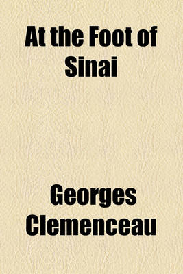 Book cover for At the Foot of Sinai