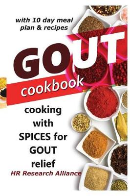 Book cover for Gout Cookbook - Cooking with Spices for Gout Relief