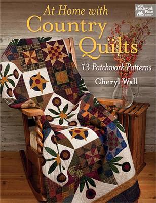 Book cover for At Home with Country Quilts
