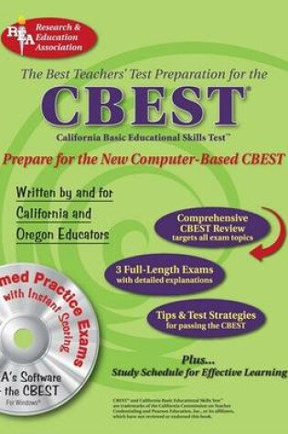 Cover of CBEST W/ CD-ROM (Rea) - The Best Test Prep for the CBEST