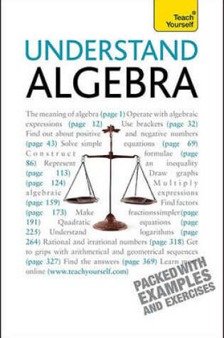 Cover of Understand Algebra