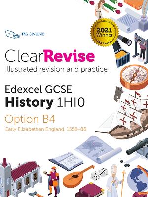 Book cover for ClearRevise Edexcel GCSE History 1HI0 Early Elizabethan England