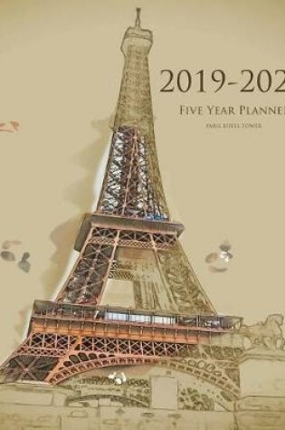Cover of 2019-2023 Paris Eiffel Tower Five Year Planner