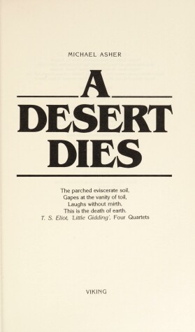 Cover of A Desert Dies