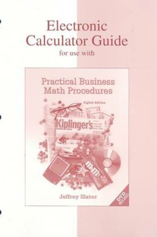 Cover of Electronic Calculator Guide for Use with Practical Business Math Procedures