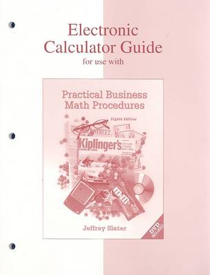 Book cover for Electronic Calculator Guide for Use with Practical Business Math Procedures