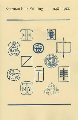 Cover of German Fine Printing 1948-1988