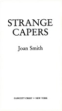 Book cover for Strange Capers