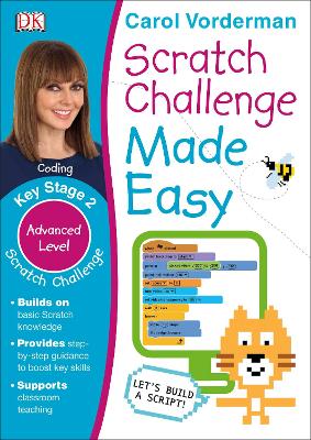 Book cover for Scratch Challenge Made Easy, Ages 7-11 (Key Stage 2)