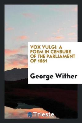 Book cover for Vox Vulgi