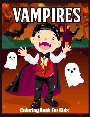 Book cover for Vampires Coloring Book